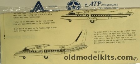 Airliners America 1/144 Shorts 360 American Eagle or United Express plastic model kit